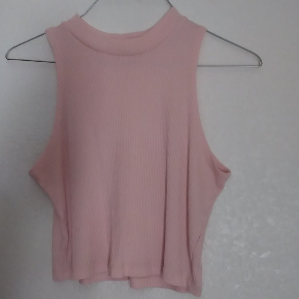 Soft Pink Halter Top